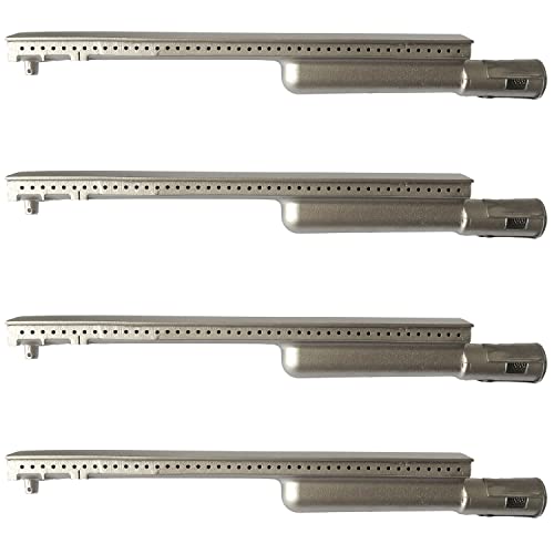 GRILLJOB 4PC Heavy Duty Cast Stainless Steel 304 BBQ Grill Burners Bull Grill Replacement Parts for Cal Flame Aussie Blaze Jenn AIR Thermos Turbo Beefeater and More - Grill Parts America