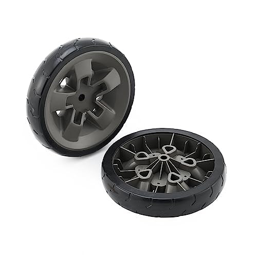 67445 Grill Wheels Replacement Parts for Weber Wheels Genesis II and Genesis II LX 200 300 400 600 Series GS4 Grill(Model Years 2017 and Newer) Weber II E-310 8 Inch Plastic Black BBQ Wheel Kit 2Pcs - Grill Parts America