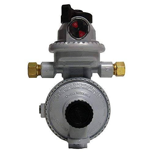Fairview RV Camper LP Propane 2 Stage Automatic Changeover Regulator - Grill Parts America