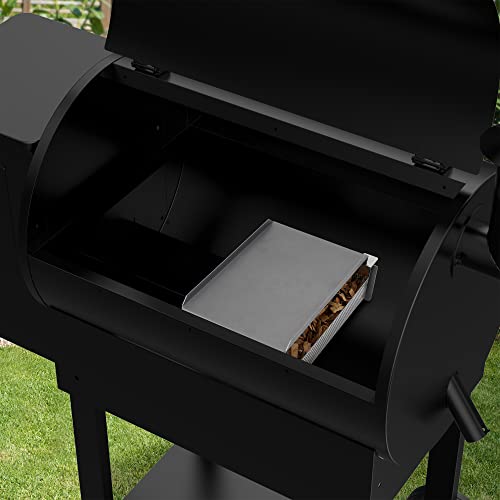 Stanbroil Heavy Duty Steel Heat Baffle Diffuser with Stainless Steel Smoker Box, Replacement Part for Traeger, Camp Chef and Most Other Pellet Smoker Grills - Grill Parts America