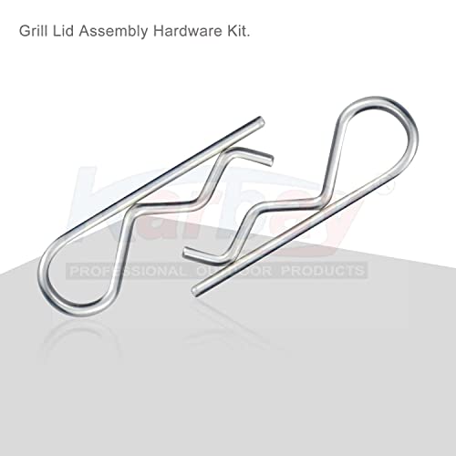 88206 Hdwe Lid to Firebox Assy/Grill Lid Assembly Hardware Kit Compatible with Weber Genesis Summit 88206, Fits Many Genesis and Summit Models Grills. (2 PCS) - Grill Parts America