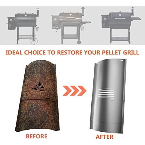 Flame Broiler Kit for Pit Boss 820 Series Pellet Grills - Includes Slide Cover and Bottom Kit, Pit Boss Smoker Grill Replacement Parts - Grill Parts America