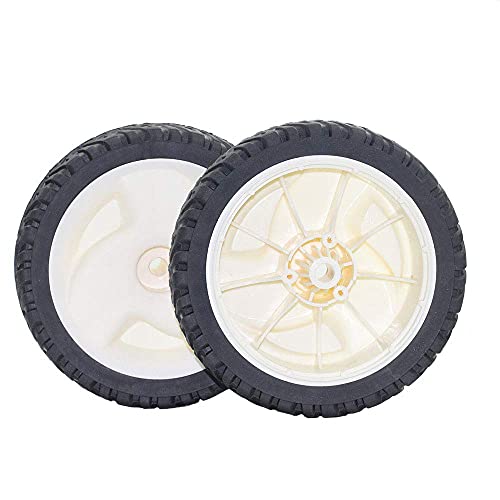 Cluparis Lawn Mower Wheel Replaces for Toro 105-1814 Front/Rear Wheel 8" 3/4" 1/2" (Set of 2) - Grill Parts America
