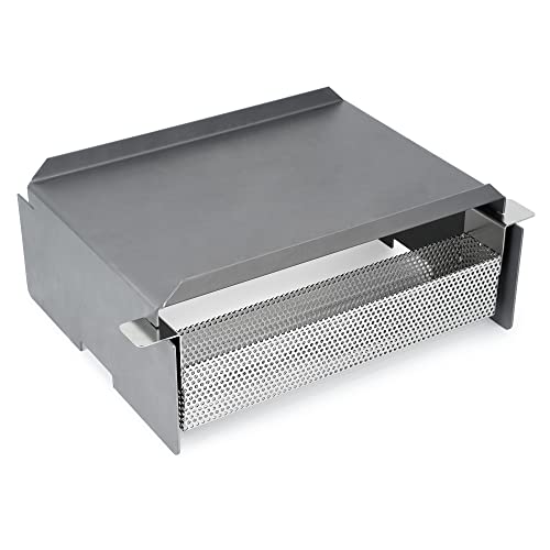 Stanbroil Heavy Duty Steel Heat Baffle Diffuser with Stainless Steel Smoker Box, Replacement Part for Traeger, Camp Chef and Most Other Pellet Smoker Grills - Grill Parts America