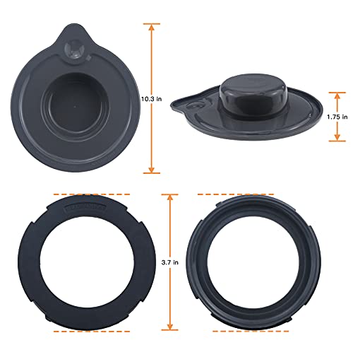 ELSOON Glass Bowl Cover Compatible with KitchenAid K5GB 5-QT Tilt-Head Stand Mixer - Kitchen Parts America