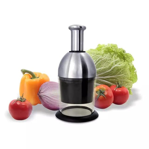 304 stainless steel food chopper chops vegetables like onions, garlic, carrots, peppers, nuts also walnuts, almonds, pistachios, hazelnuts and many more - Kitchen Parts America