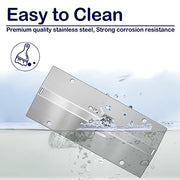 YOUFIRE Grill Heat Plates Shield Stainless Steel Burner Cover BBQ Replacement Parts for Cuisinart CGG-200, CGG-220, CGG-240 All Foods Portable Gas Grillls - Grill Parts America