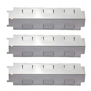 YIHAM KS734 Gas Grill Stainless Steel Heat Plate Shield Tent, Burner Cover Flame Tamer, BBQ Replacement Parts for Charbroil 463650414, Master Forge GD4215S, Brinkmann, Kenmore, 14 5/8 inch, Set of 3 - Grill Parts America