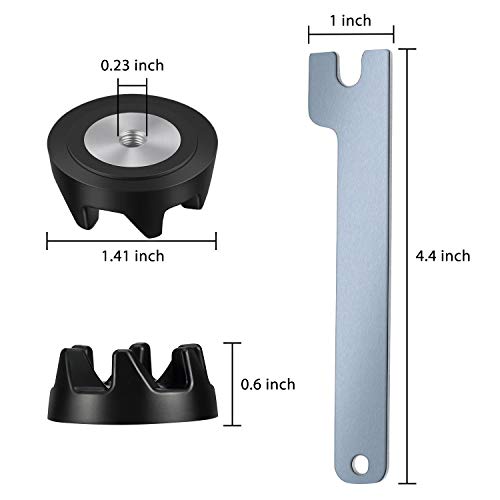 5 Packs 9704230 Blender Coupler Blender Coupling Replacment Parts with 1 Wrench Compatible with KitchenAid WP9704230VP WP9704230 - Kitchen Parts America