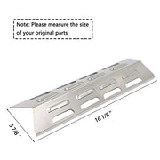 Hisencn Repair Kit for Perfect Flame SGL2008A, SLG2007A, SLG2007B, SLG2007D Stainless Steel Heat Plate Tent Shield, Flame Tamer, Grill Burners Pipe Tube Replacement Parts - Grill Parts America