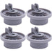 Ultra Durable 165314 Dishwasher Lower Rack Wheel Bosch Dishwasher Parts by BlueStars - Exact Fit for Bosch & Kenmore Dishwashers - Replaces 420198 423232 AP2802428 PS8697067 - PACK OF 4 - Grill Parts America