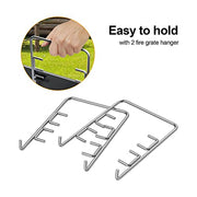 Stainless Steel 27 Inch Ash Pan Replacment Part for Chargriller Charcoal 1224, 1324, 2121, 2222, 2727, 2828, 2929,BBQ Accessories for Charbroil 17302056 Grill,with 2 Fire Grate Hangers - Grill Parts America