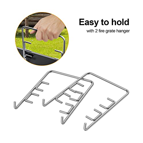 Stainless Steel 27 Inch Ash Pan Replacment Part for Chargriller Charcoal 1224, 1324, 2121, 2222, 2727, 2828, 2929,BBQ Accessories for Charbroil 17302056 Grill,with 2 Fire Grate Hangers - Grill Parts America