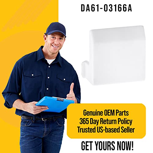 DA61-03166A Fixed Vegetable Drawer Cover - Compatible Samsung Refrigerator Parts - Replaces AP4146680 2033343 PS4143862 - Comes in White Color - Quick and Easy DIY Repair Solution - Grill Parts America