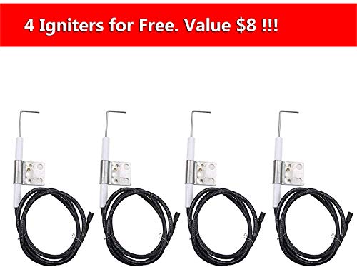 Hisencn Gas Grill Repair for Kenmore 122.16134 122.16134110 Nexgrill 720-0719BL 720-0773, 720-0783 Tera Gear 1010007A Grill Straight Burner Pipe Tubes Heat Tents Heat Plate Shield Replacement Parts - Grill Parts America
