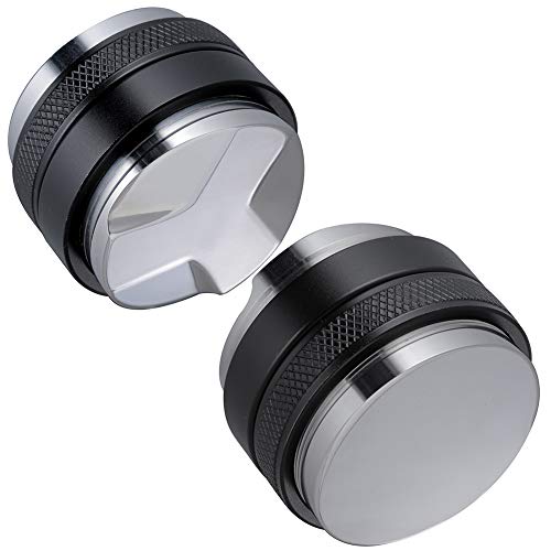 MATOW 58mm Coffee Distributor & Tamper, Dual Head Coffee Leveler Fits for Portafilter, Increased Adjustable Depth- Professional Espresso Hand Tampers - Kitchen Parts America