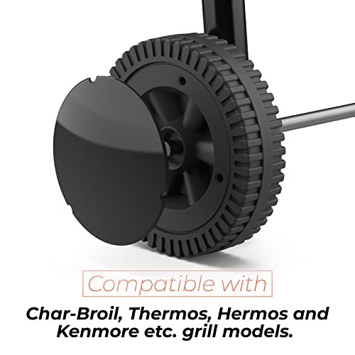MAYITOP Gas Grill Wheels 2 Pack Replacement for Char-Broil Charbroil Thermos 5.9" W G206-0025-W1 - Grill Parts America