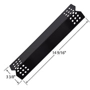 MONIBAQ 6 pcs Flame Tamers for Nexgrill 720-0896 720-0896B 720-0898 720-0830H 720-0783E Replacement Parts, Porcelain Steel Heat Plates Heat Shields - Grill Parts America