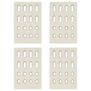 DELSbbq 4-Pack Universal Replacement Heat Plate Flame Tamer for Grand Turbo Grills, Ceramic Brick Flame Tamer, Replacement Parts for Grand Turbo Grand Hall, Barbeques Galore Grand Turbo, Members Mark - Grill Parts America
