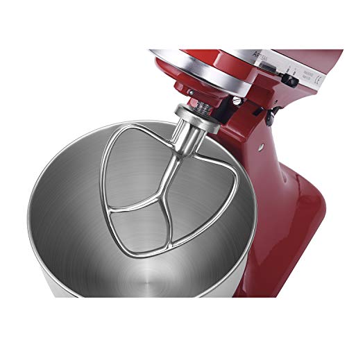 Geesta Polished Stainless Steel Flat Beater for Kitchen aid 4.5 Qt - 5 Qt Tilt-Stand Mixer Attachments for Kitchen Paddle, Baking - Pastry, Pasta Dough, Lcing, Mixing Accessory - Dishwasher Safe - Kitchen Parts America
