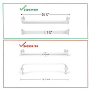 240534901 x2 & 240534701 x1 Refrigerator shelf retainer bar parts Compatible with frigidaire or kenmore Door Shelf Rack Bar Rail, Replaces AP3214631 PS734936 AP3214630 PS734935 AH734935 EA734935 - Grill Parts America