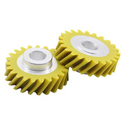 (4 PCS) W10112253 Mixer Worm Gear W10380496 Carbon Brushes Replacement for Whirlpool & KitchenAid Mixers Replace Parts 4162897 4169830 AP4295669 - Kitchen Parts America