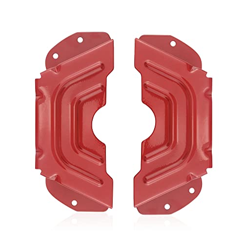 XINKE Lawn Mower Parts 783-06424A-0638 42" 46" Deck Spindle Pulley Belt Guard Cover Compatible with MTD &Troy-Bilt & Craftsman Lawn Mower - 2 Pack (Red) - Grill Parts America