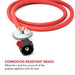 Gas One 2102 New Improved 6 ft Low Pressure Propane Regulator and Hose Connection Kit for LP/LPG Most LP/LPG Gas Grill, Heater and Fire Pit Table,Brown/A - Grill Parts America