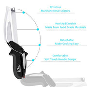 YD YD XINHUA Kitchen Food Cutter Chopper Clever Kitchen Knife with Cutting Board, Clever Multipurpose Food Scissors Stainless Steel Vegetable Slicer Fruit Cutter Quick & Easy to Cut BBQ Tools - Kitchen Parts America