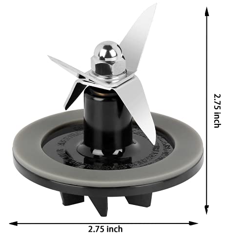 Replacement Parts Blender Blade Assembly with 3 Pieces Blender Gaskets，Fit for Cuisinart CBT-500, SB5600, CB600 - Kitchen Parts America