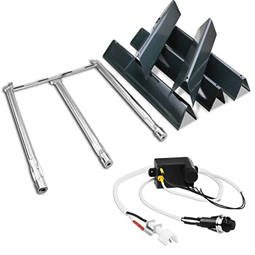 Utheer Grill Parts with 7636 Flavor Bars, 69787 Grill Burner and Ignitor Wire Kit for Weber Spirit and Spirit II 300 Series with Front Control, Spirit E310, E320, E330, S310, S320, S330 Gas Grills - Grill Parts America