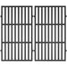 Outspark 7637 Cooking Grate Replacement Parts for Weber Spirit E-210 E-215 E-220 S-210 S-215 Series Gas Grill.17.5 Cast Iron Grill Grid Grate for Spirit II E-210 II E-220 44010001 64815 67022,2 Pack - Grill Parts America