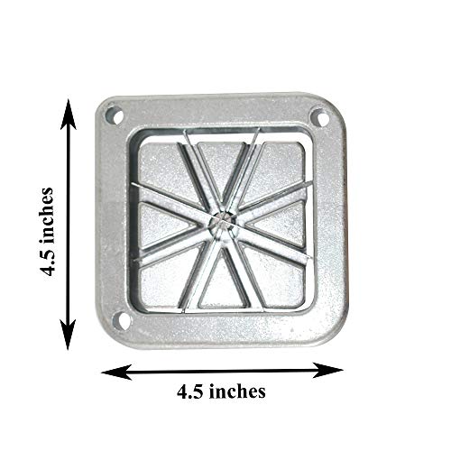 Caspian 8 Wedge French Fry Blade and Push Block Assembly Vegetable Slicer Potato Chopper Cutter Part, 1 Piece - Kitchen Parts America