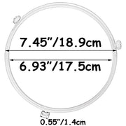 7.45" Microwave Oven Turntable Ring Rotating Ring Roller Middle Glass Plate Tray Support Holder Replacement Inner Ring Roller Support Wheel Ring - Grill Parts America