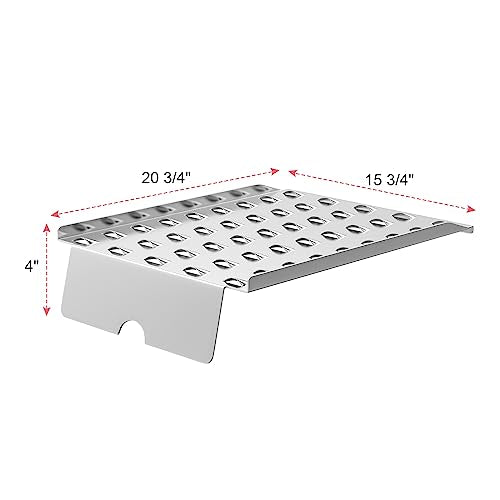 BMMXBI Drip Tray Replacement Parts for Camp Chef 24 Series Pellet Grills, SmokePro SG24/STX 24/XT 24, Woodwind Classic 24/ SG 24/WiFi 24, Drip Pan Heat Baffle for Traeger Pro 20 22 575 Series - Grill Parts America
