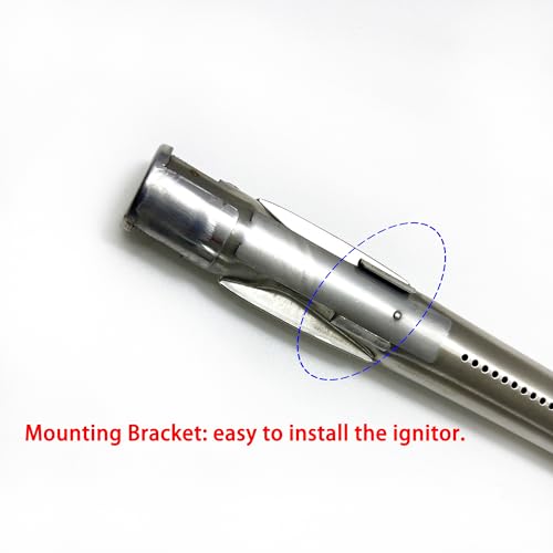 Direct Store Parts DA120 18" Stainless Steel Grill Burners for Weber 69785, for Weber Spirit I & II 200 Series Spirit E-210 E-220 Spirit S-210, S-220 Gas Grills with Up Front Control Tube Pipe - Grill Parts America