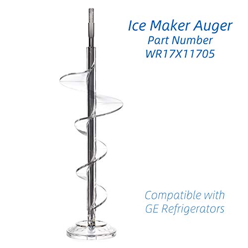 Ice Maker Dispenser Auger for GE Refrigerator Replacement Parts : WR17X11705 WR17X11939 PS1018130 AP3849786 AP3672963 PS964350 Ice Bucket Auger - Grill Parts America
