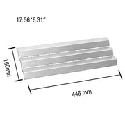Kalomo Stainless Steel Grill Heat Plates Shield Flame Tamer, 17-9/16" BBQ Gas Grill Replacement Parts for Lowes, Perfect Flame 276964L, Huntington 6561-64, GrillPro 224069, Broil King, Broil-Mate - Grill Parts America