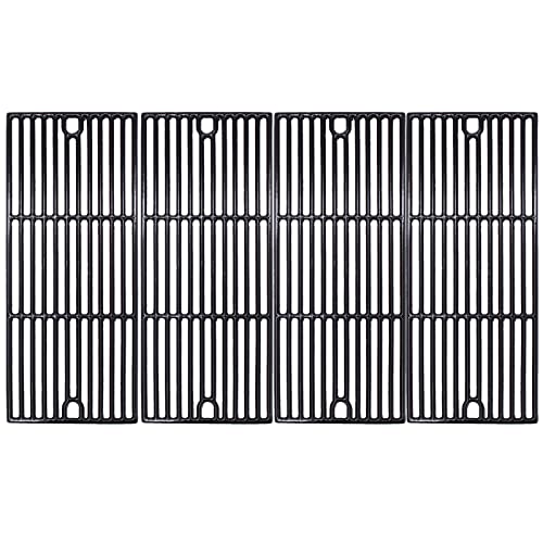 Hongso 17 5/8 Inch Porcelain Coated Cast Iron Cooking Grid Grate Gas Grill Replacement Part for Brinkmann 810-3660-S and Smoke Canyon GR2002401-5C-00, Set of 4, PCD104 - Grill Parts America