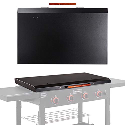 Hard Cover Lid Fits Nexgrill 36" Griddle - Made in USA (Black Aluminum) - Grill Parts America