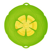 JOUDOO 1 Pack Spill Stopper Lid Cover and Overflow Stopper Lid Cover for Pans and Pots Boil, Boil Over Safeguard, Anti Spill Lid Fits Openings 5.5" to 9.5" in Diameter (Green) - Kitchen Parts America