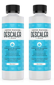 Descaler (2 Pack, 2 Uses Per Bottle) - Made in the USA - Universal Descaling Solution for Keurig, Nespresso, Delonghi and All Single Use Coffee and Espresso Machines - Kitchen Parts America
