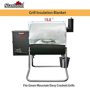 Stanbroil Grill Insulation Blanket for Green Mountain Davy Crockett Grills, Increases Burn Efficiency by 50 Percent - Grill Parts America
