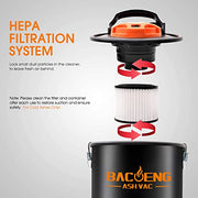 BACOENG Standard 4 Gallon 6.6Amp Ash Vacuum Cleaner with Blow Function for Pellet Stoves, Wood Stoves and BBQ Grills - Grill Parts America