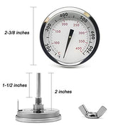 67088 67731 Accurate Grill Thermometer for Weber Genesis 300, Genesis II & Summit Series Grills, Genesis E/S 310 330 Temperature Gauge, Thermostat Replacement for Weber, Center Mount, 2-3/8” Diameter - Grill Parts America