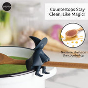 OTOTO Agatha Spoon Holder for Stove Top - Fun Kitchen Gifts for Homecooks - Spatula Holder and Cooking Spoon Rest for Stove Top and Kitchen Counter - Heat-Resistant, BPA-Free Fun Kitchen Gadget - Grill Parts America
