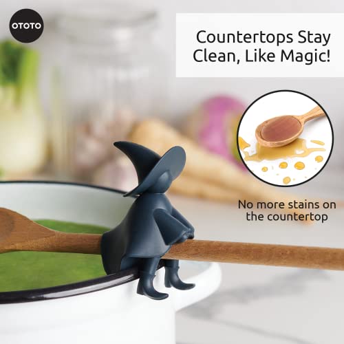 OTOTO Agatha Spoon Holder for Stove Top - Fun Kitchen Gifts for Homecooks - Spatula Holder and Cooking Spoon Rest for Stove Top and Kitchen Counter - Heat-Resistant, BPA-Free Fun Kitchen Gadget - Grill Parts America