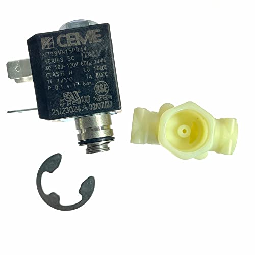 MacMaxe 2 Way Solenoid Valve – CEME V799VN15PR44 – 120V 60Hz – Replacement of OLAB 5878 for Breville Espresso Machines - Grill Parts America