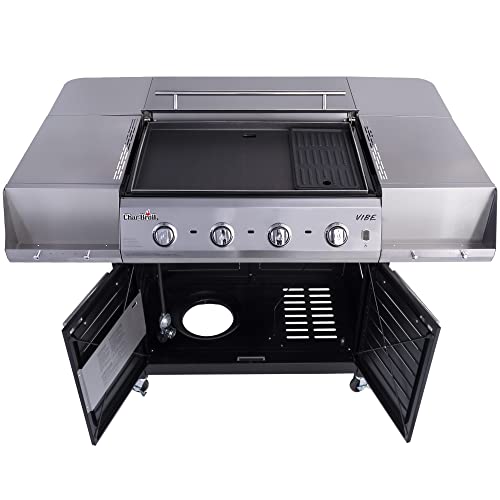 Char-Broil 463259623 Vibe Gas Griddle, Black - Grill Parts America