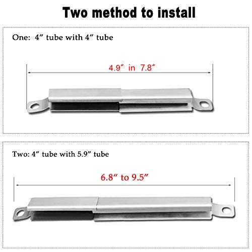 Hisencn Universal Carryover Tube Replacement for Charbroil Advantage 463344116, 463343015, 463344015, 463436215,463241113, 463449914, 463211512, Kenmore 146.34611410, and Others Most Grills Crossover - Grill Parts America